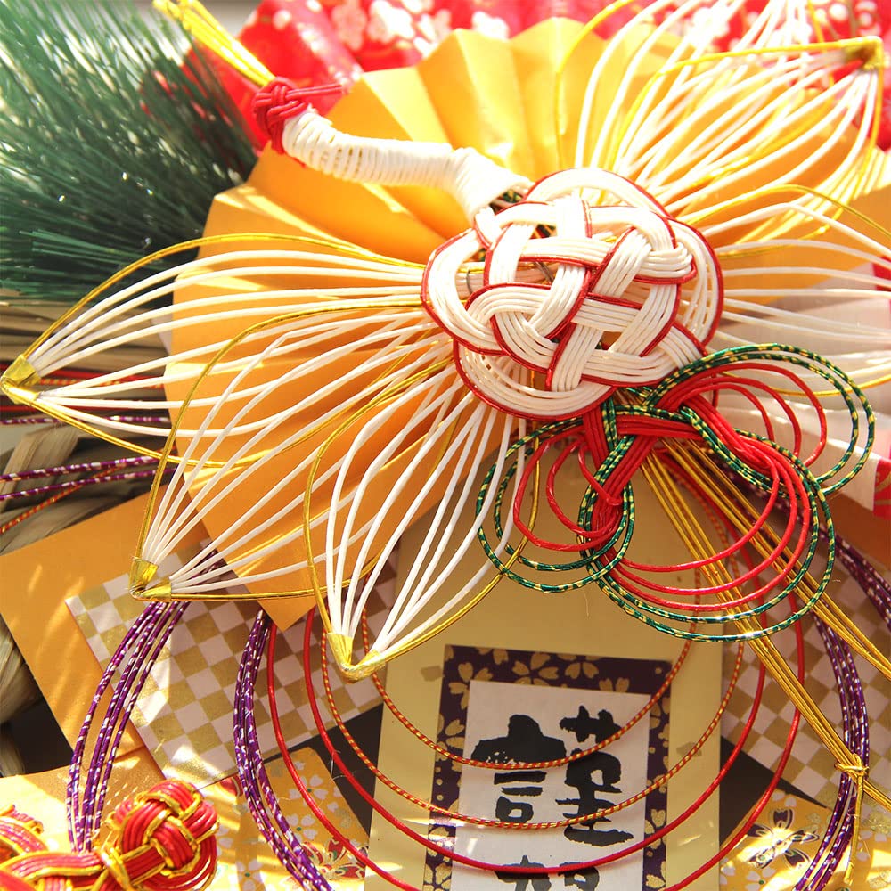 お正月飾り 楽天市場】極上正月飾り鶴扇【LC-602】【送料無料】【お正月飾り